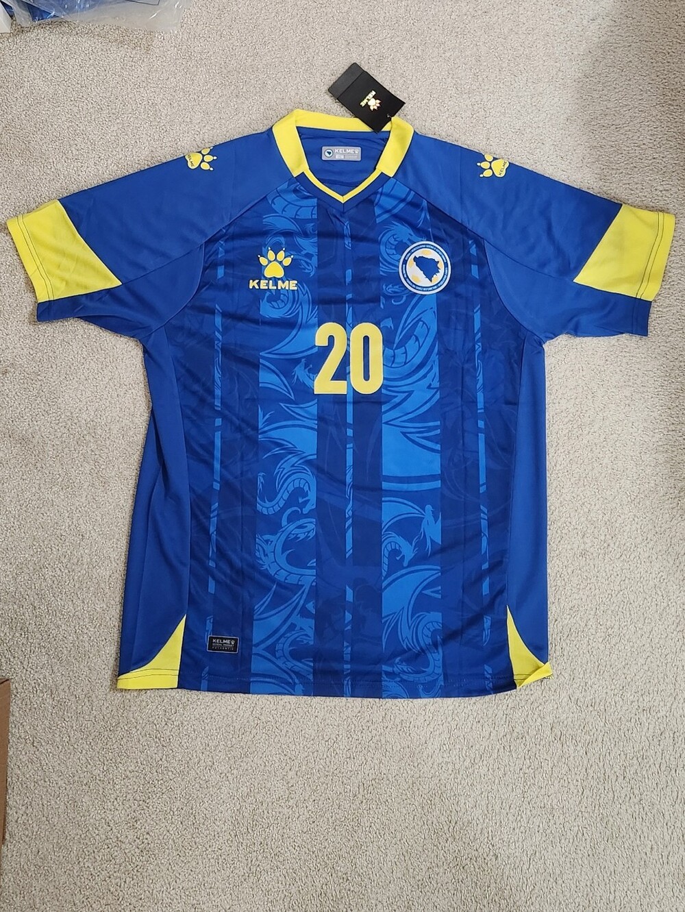 Bosnia Bajraktarevic Jersey XXL Home Blue Bosna Dres